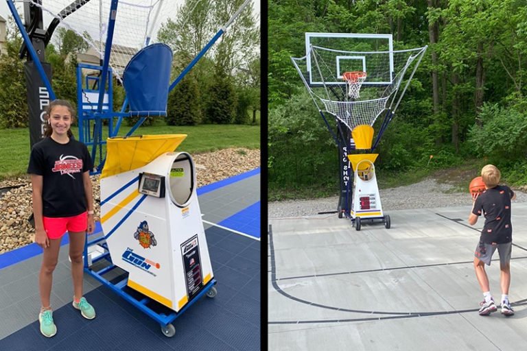 Basketball Shooting Machine for Home Use The Gun by ShootAWay